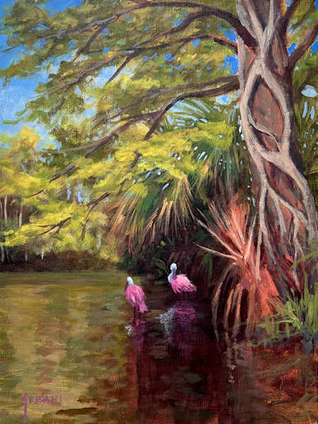 Riverbend Park and Spoonbills