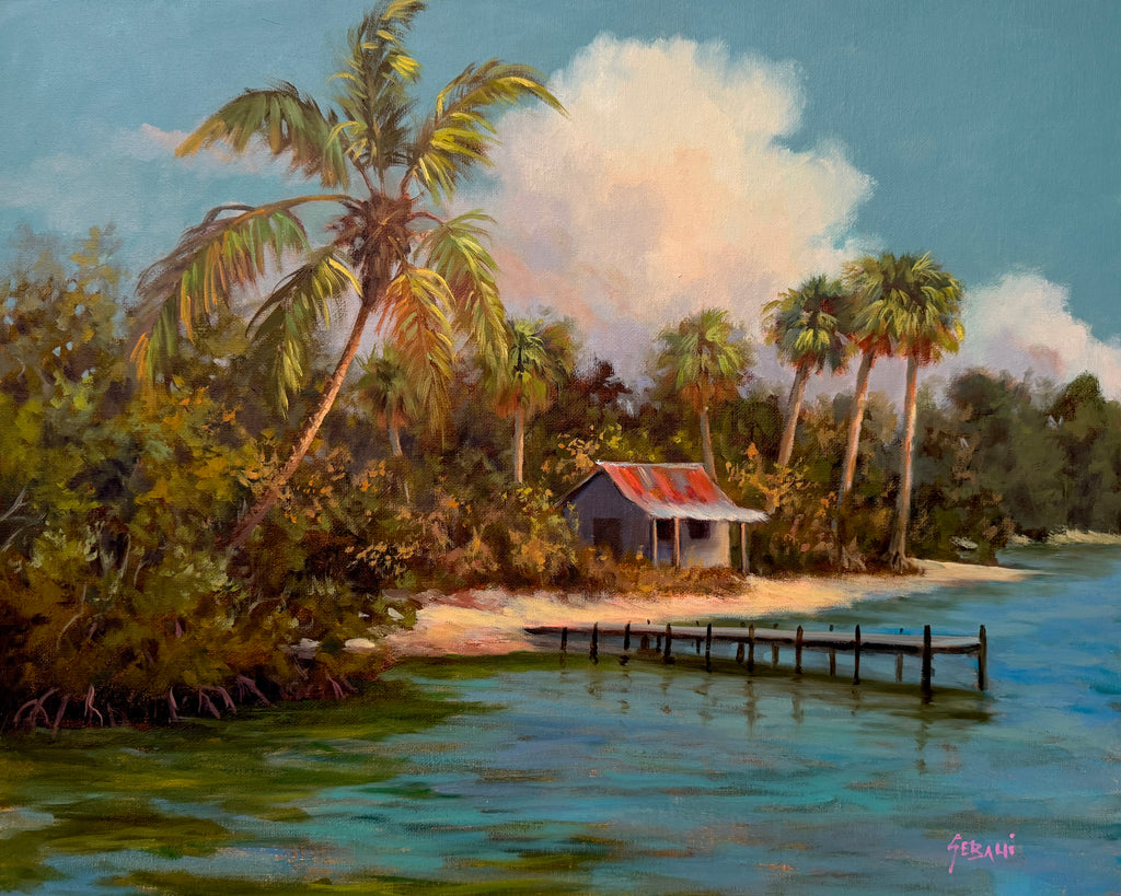 Old Coastal Florida Cabin by the Sea
