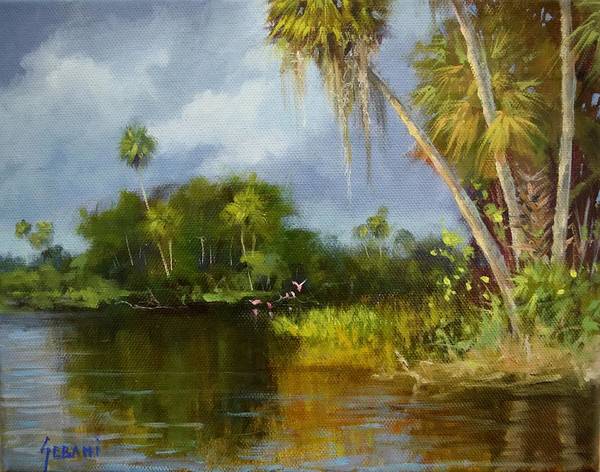 Florida Backcountry Landscape Art Print  - Art Print