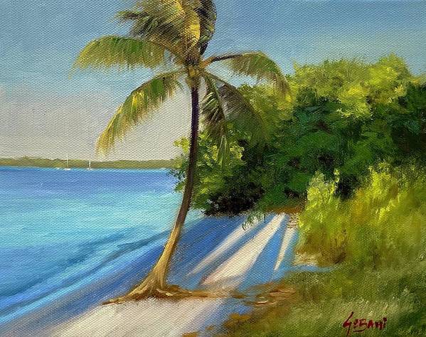 Florida Coastal landscape art print  - Art Print