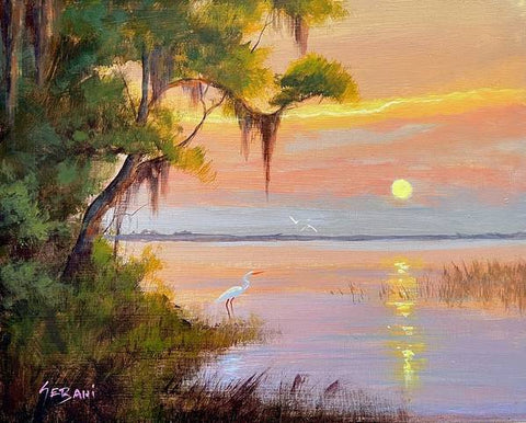 Florida Sunset Coastal Art Print - Art Print – Gebahi Artworks