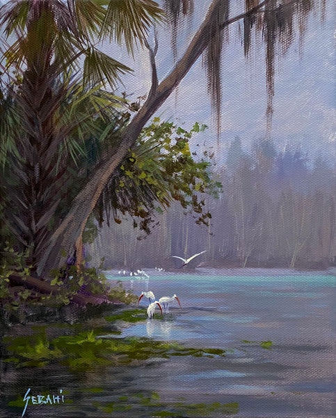 Early Morning Feast Landscape. Original