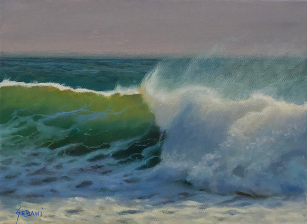 Backlit Coastal Wave profile. Original