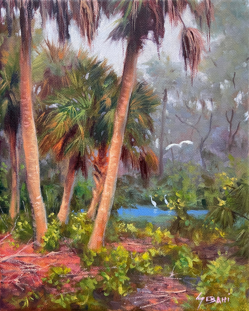 Florida Backcountry Palms Landscape. Original!